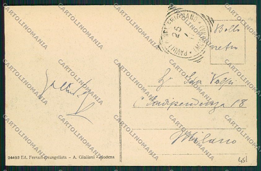 Modena Pavullo nel Frignano cartolina EE7670 – retro