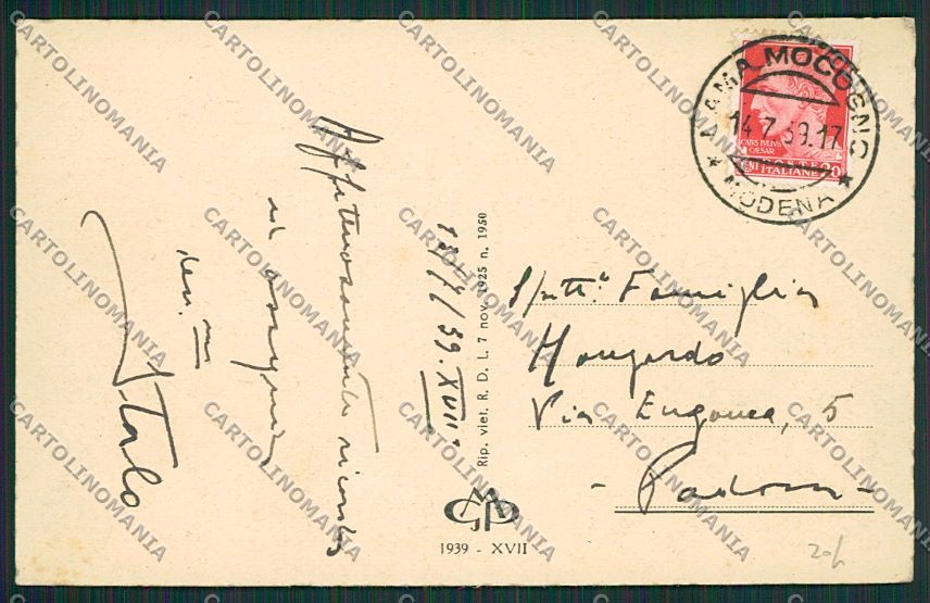 Modena Lama Mocogno cartolina EE7683 – retro