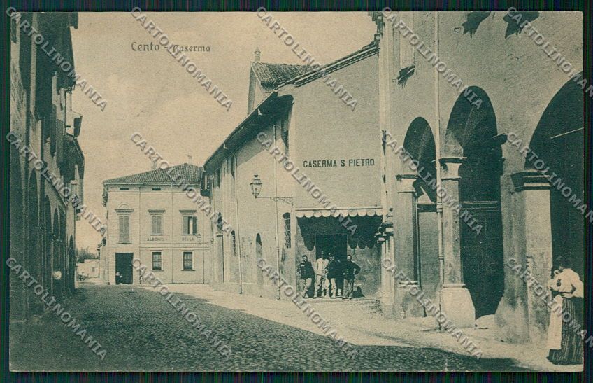 Ferrara Cento PIEGHINA STRAPPINO cartolina EE7703 – fronte