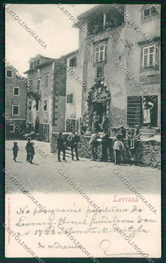 Croazia Croatia Lovrana cartolina EE7724 – fronte
