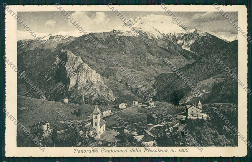 Bergamo Cantoniera della Presolana cartolina EE7743 – fronte