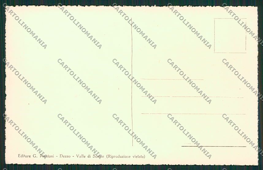 Bergamo Cantoniera della Presolana Alpeggio Gregge cartolina EE7745 – retro