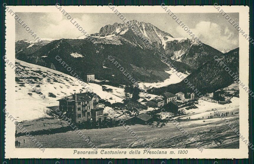 Bergamo Cantoniera della Presolana cartolina EE7748 – fronte