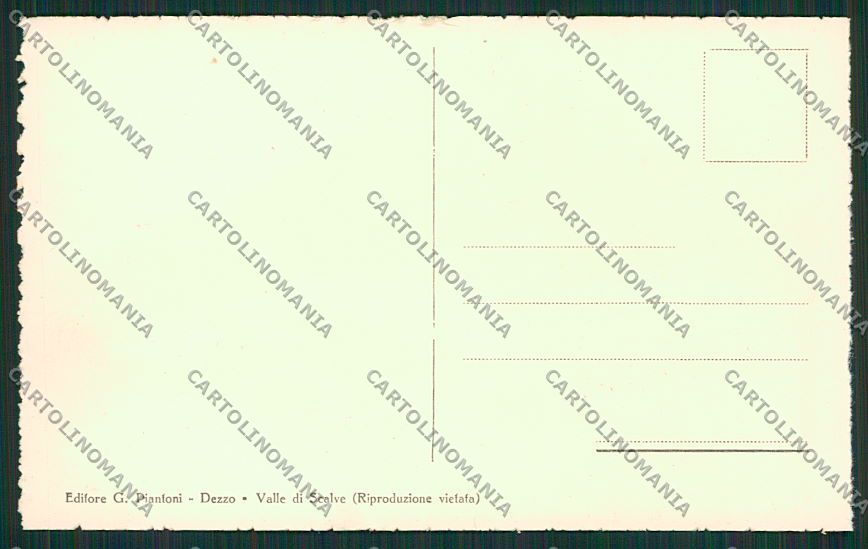Bergamo Cantoniera della Presolana Gare Sci cartolina EE7751 – retro