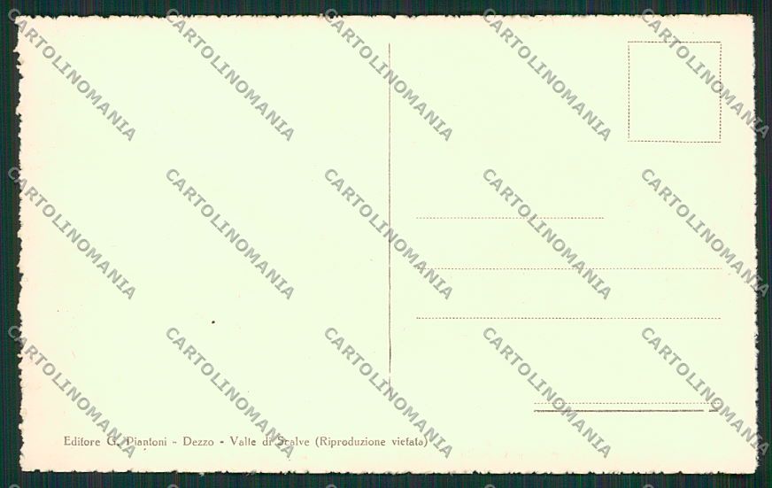 Bergamo Cantoniera della Presolana Gare Sci cartolina EE7752 – retro