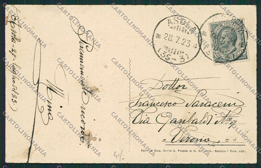Mantova Asola STRAPPINO PIEGA cartolina EE7760 – retro