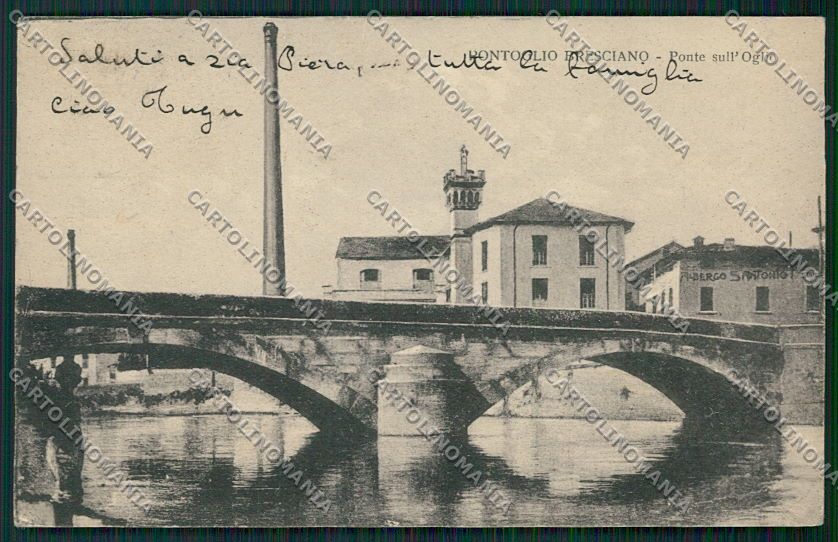 Brescia Pontoglio Bresciano cartolina EE7779 – fronte