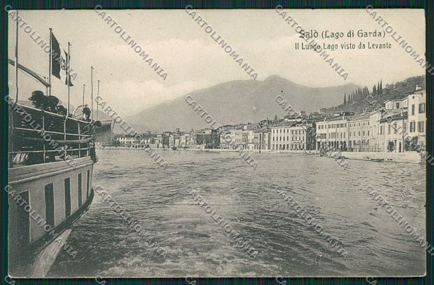 Brescia Salò Battello cartolina EE7788 – fronte