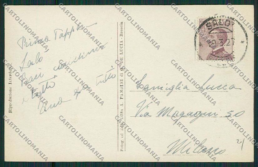 Brescia Salò Foto cartolina EE7795 – retro