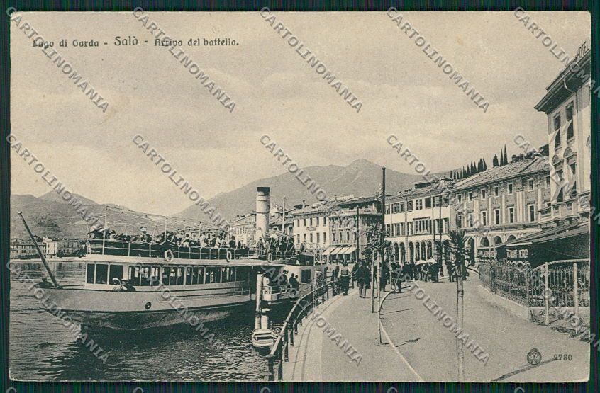 Brescia Salò Battello cartolina EE7798 – fronte