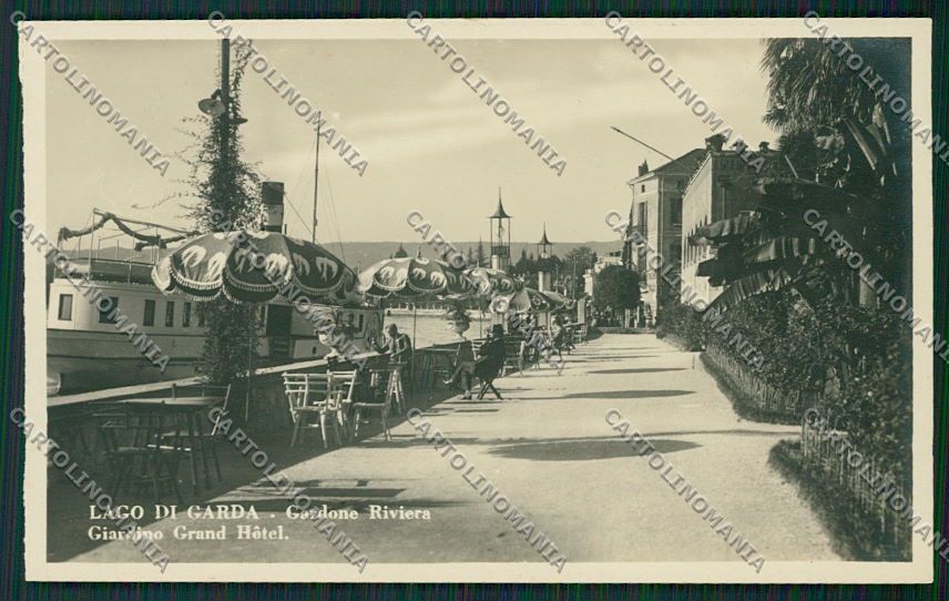 Brescia Gardone Riviera Battello Foto cartolina EE7805 – fronte