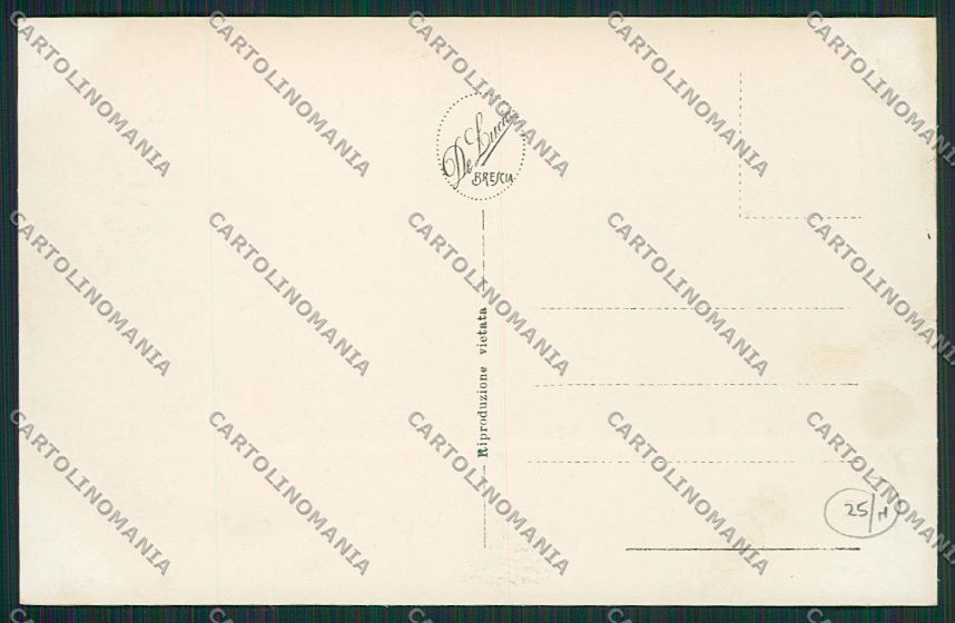 Brescia Gardone Riviera Gabriele D'Annunzio Foto cartolina EE7806 – retro