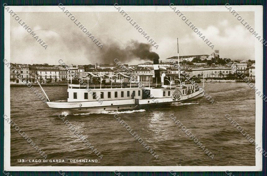 Brescia Desenzano Battello Foto cartolina EE7808 – fronte