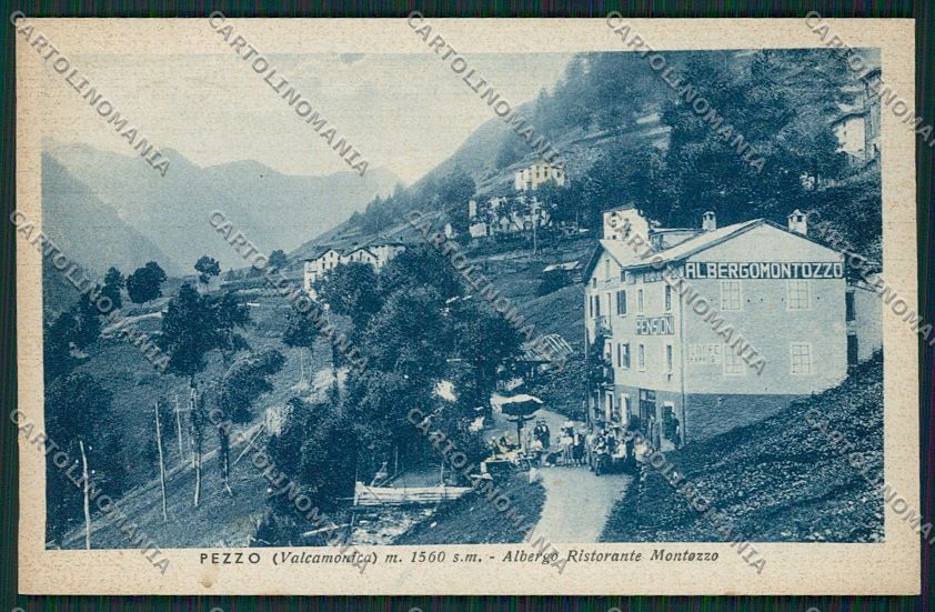 Brescia Pezzo Albergo Montozzo cartolina EE7820 – fronte