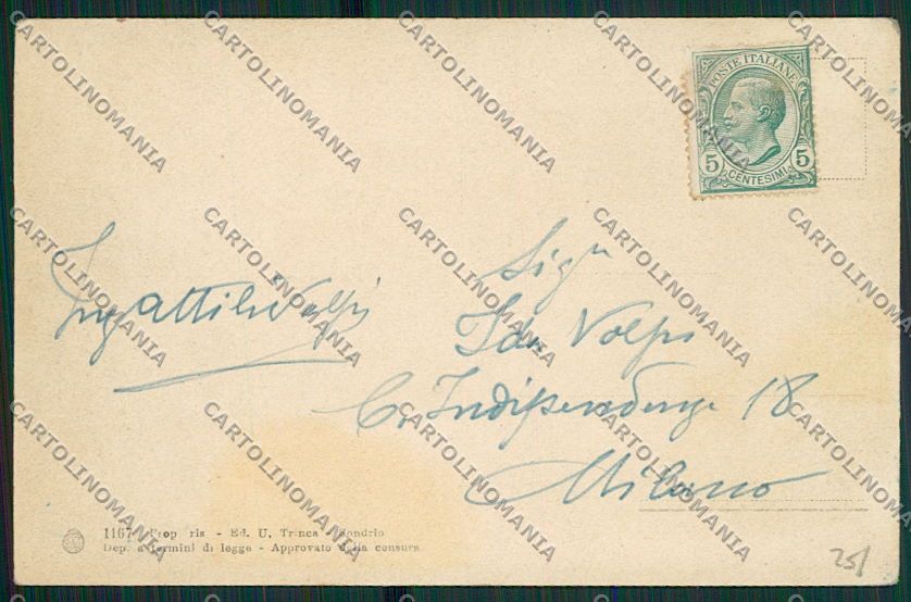 Brescia Passo del Tonale Caserma Gdf cartolina EE7833 – retro
