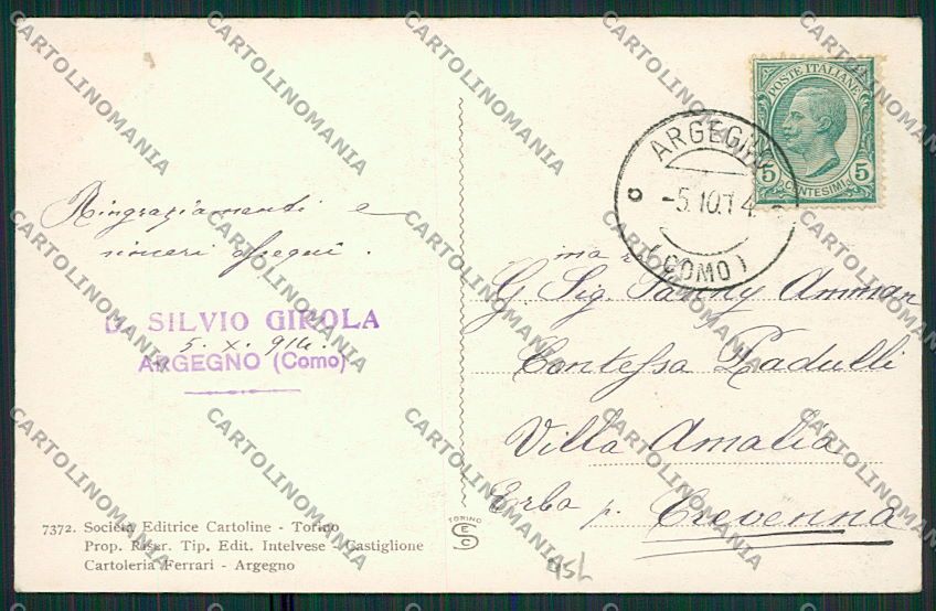 Como Muronico Dizzasco Pigra Saluti da cartolina EE7860 – retro