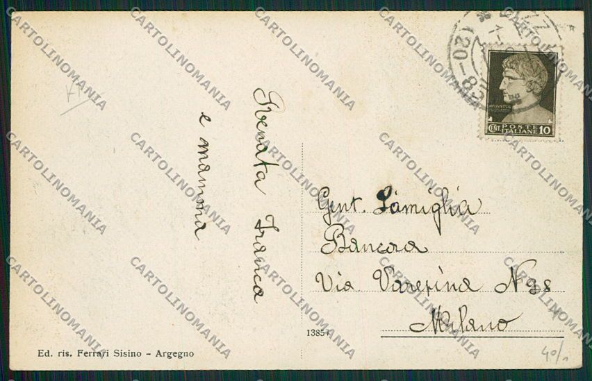 Como Dizzasco ONB cartolina EE7869 – retro