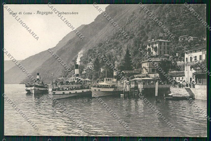 Como Argegno Battello cartolina EE7878 – fronte
