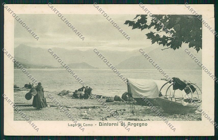 Como Argegno PIEGA STRAPPINO cartolina EE7883 – fronte