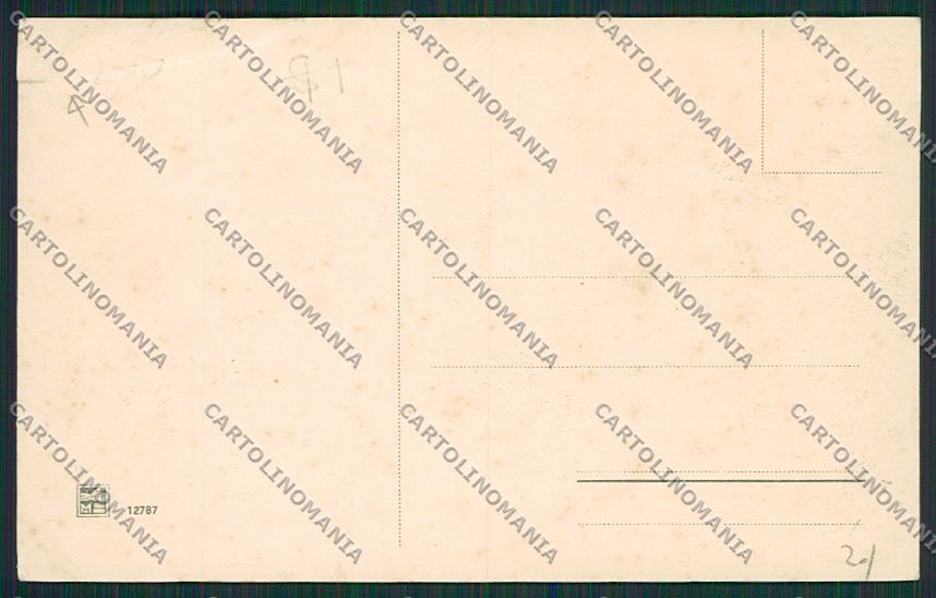 Como Argegno PIEGA STRAPPINO cartolina EE7883 – retro