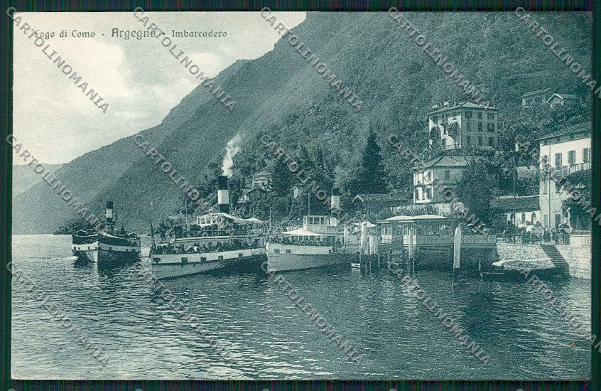 Como Argegno Battello cartolina EE7894 – fronte