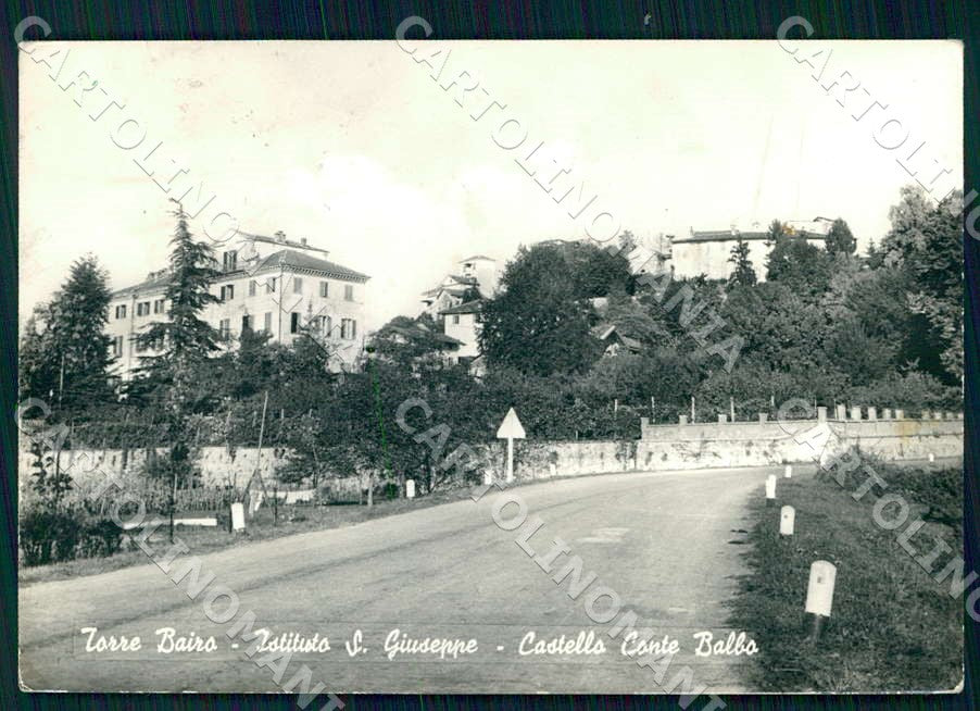 Torino Torre Canavese Bairo Istituto S.Giuseppe PIEGATA FG Foto cartolina GM0002 – fronte