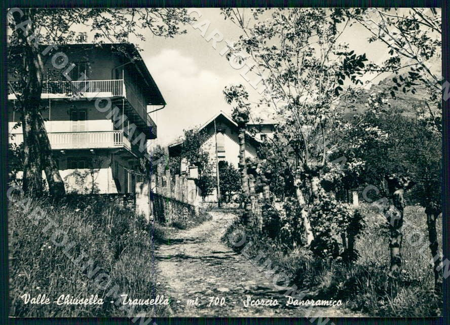 Torino Trausella Valle Chiusella Scorcio Panoramico FG Foto cartolina GM0006 – fronte