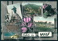 Torino Viù Saluti da Madonna Rocciamelone Colle Lis FG Foto cartolina GM0013 – fronte