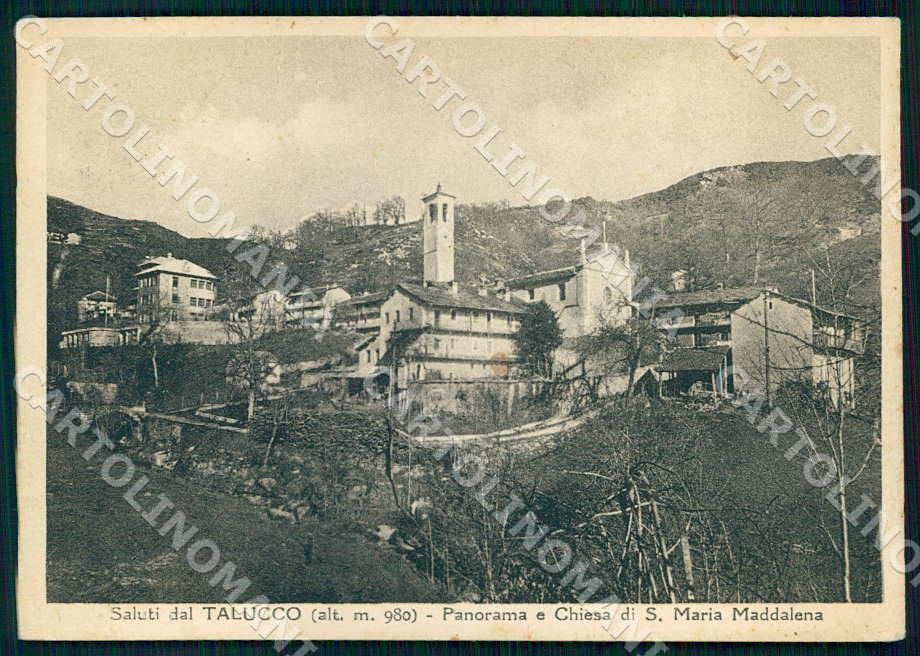 Torino Talucco Panorama Chiesa Santa Maria Maddalena MACCHIA FG cartolina GM0024 – fronte