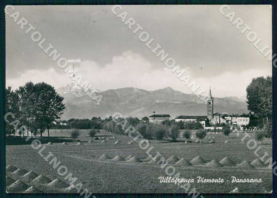 Torino Villafranca Piemonte Monviso Panorama FG Foto cartolina GM0037 – fronte