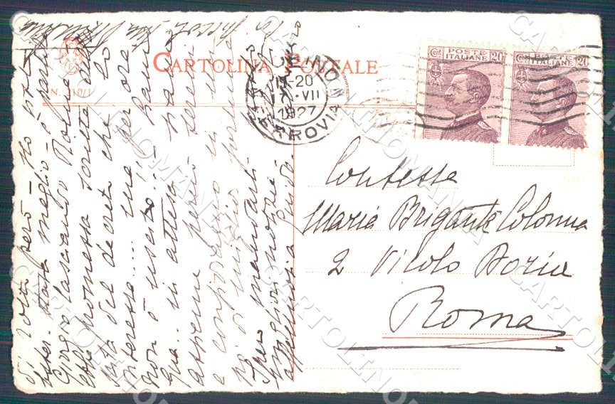 Torino Città Villa Gozzi Val Salice cartolina GM0040 – retro