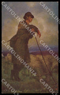L'Aquila Pastore Gregge Mestieri PIEGHINE cartolina GM0054 – fronte