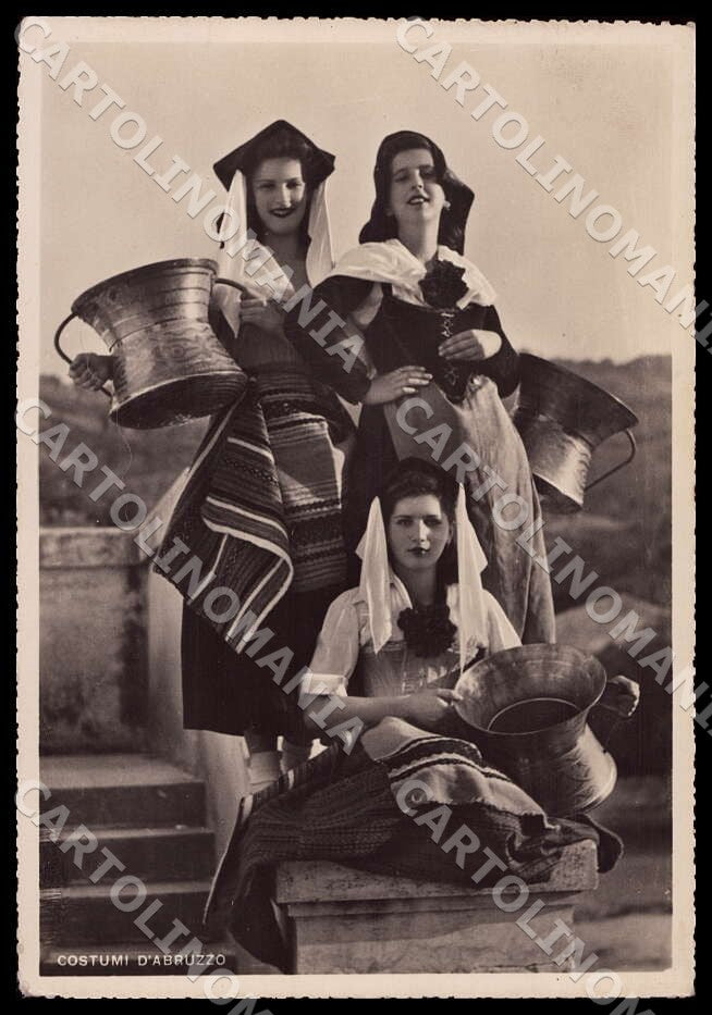 L'Aquila Costumi Abruzzo FG Foto cartolina GM0055 – fronte