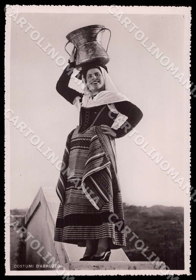 L'Aquila Costumi Abruzzo FG Foto cartolina GM0061 – fronte