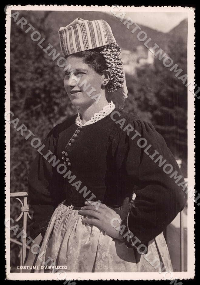 L'Aquila Costumi Abruzzo FG Foto cartolina GM0064 – fronte