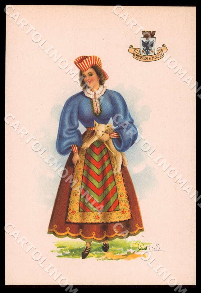 L'Aquila Abruzzo Molise Costumi FG cartolina GM0069 – fronte