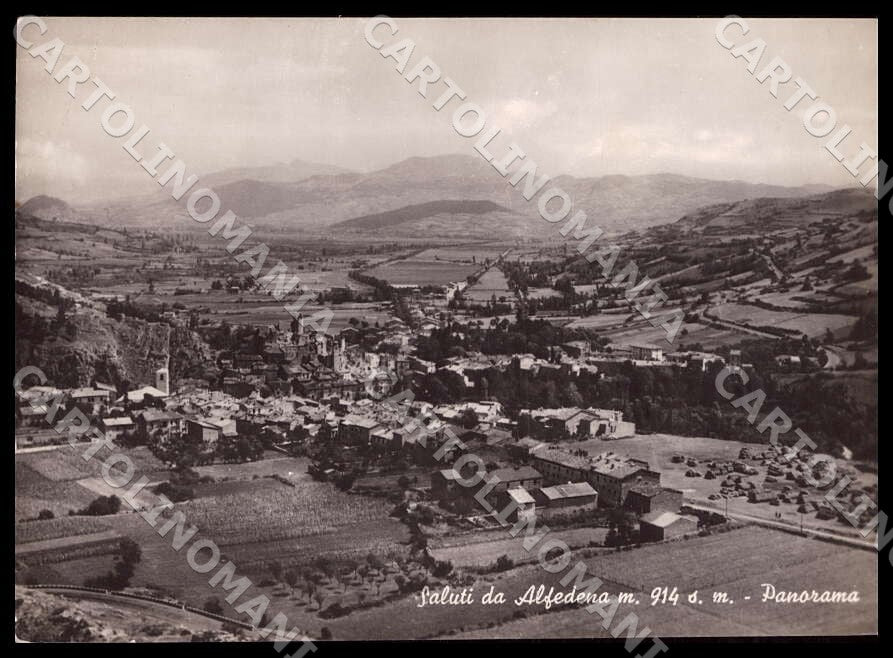 L'Aquila Alfedena Saluti da Panorama MACCHIA FG Foto cartolina GM0091 – fronte