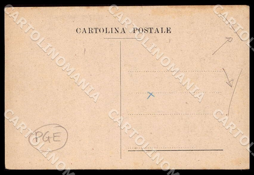 L'Aquila Balsorano Via Flavia PIEGHINE cartolina GM0106 – retro