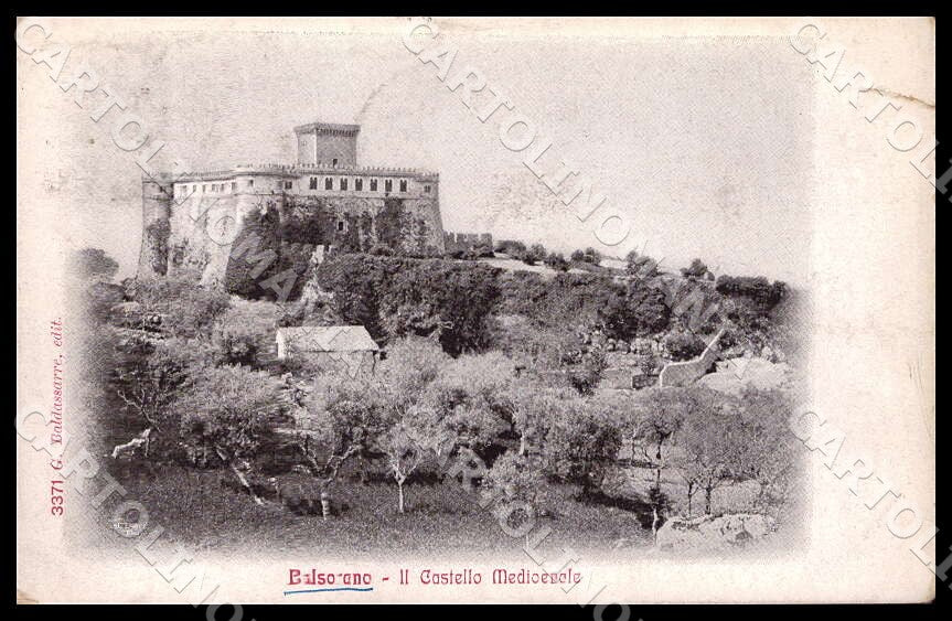 L'Aquila Balsorano Castello Medioevale Alterocca STRAPPINO cartolina GM0107 – fronte