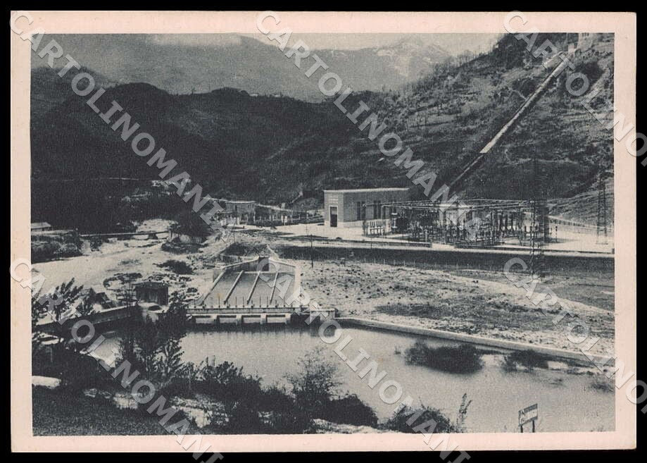 L'Aquila Balsorano Impianto idroelettrico Opere di presa FG cartolina GM0110 – fronte