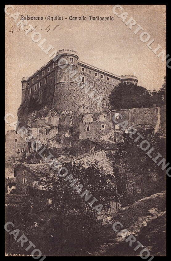 L'Aquila Balsorano Castello Medioevale Alterocca cartolina GM0113 – fronte