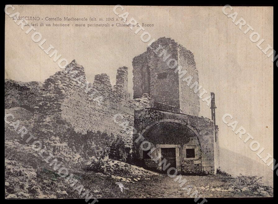 L'Aquila Barisciano Castello Medioevale Ruderi COLLA FG cartolina GM0119 – fronte