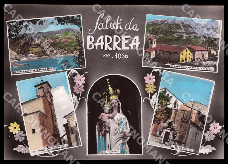 L'Aquila Barrea Saluti Studio del 1000 San Rocco FG Foto cartolina GM0130 – fronte