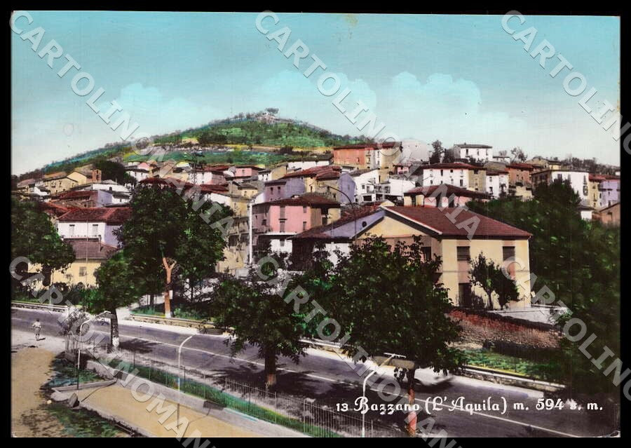 L'Aquila Bazzano Auto FG Foto cartolina GM0134 – fronte