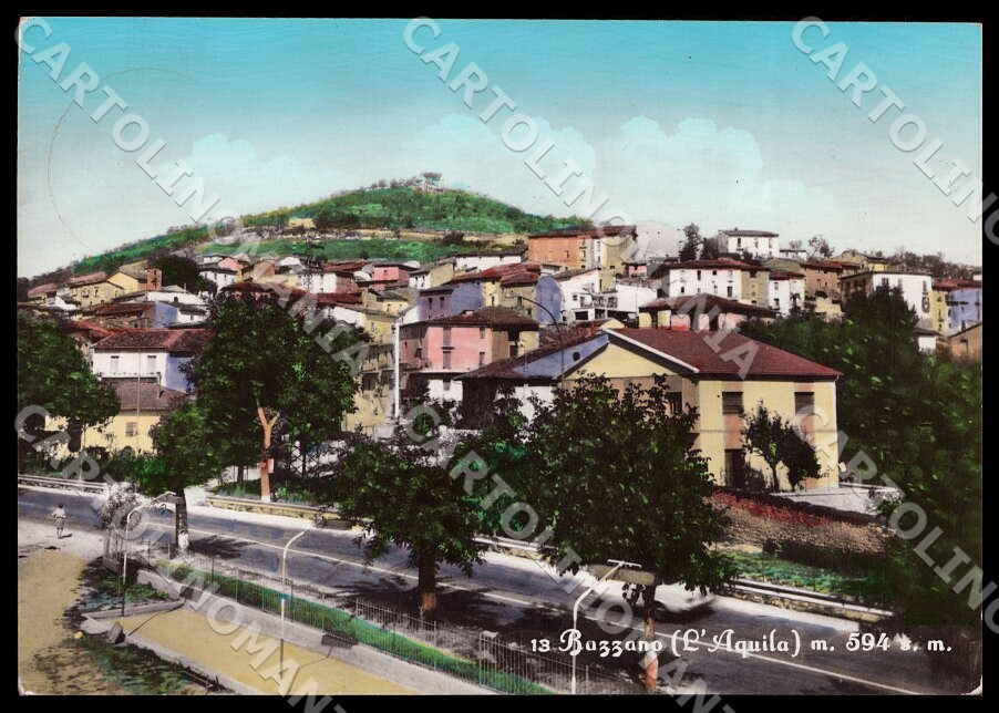 L'Aquila Bazzano Auto FG Foto cartolina GM0135 – fronte