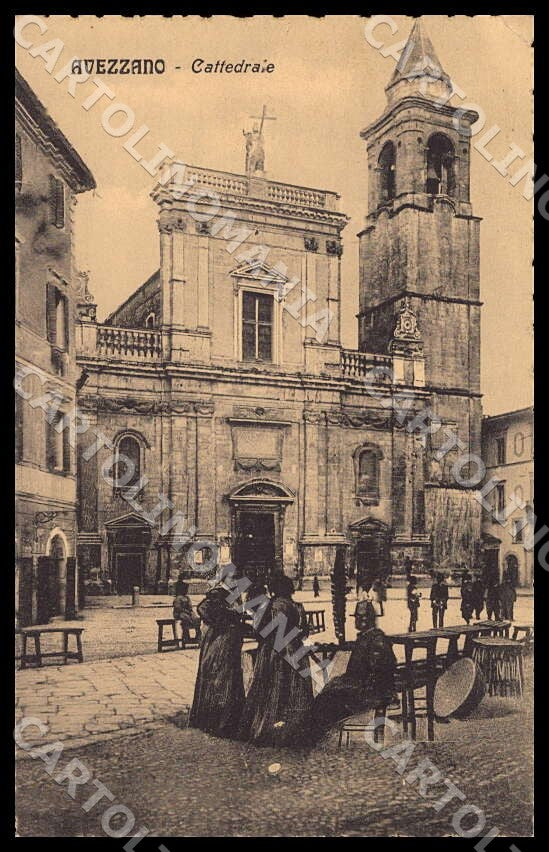 L'Aquila Avezzano Cattedrale cartolina GM0146 – fronte