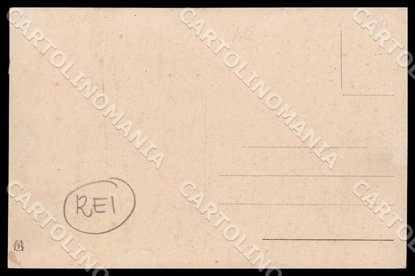 L'Aquila Avezzano Terremoto Italia Centrale Treno REINCOLLATA cartolina GM0160 – retro