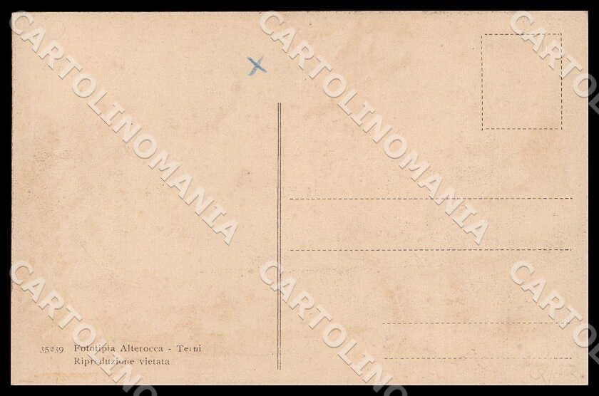 L'Aquila Avezzano attendamenti Militari Alterocca cartolina GM0166 – retro