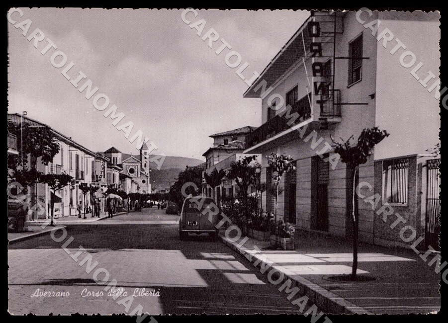 L'Aquila Avezzano Corso Libertà Auto FG Foto cartolina GM0174 – fronte