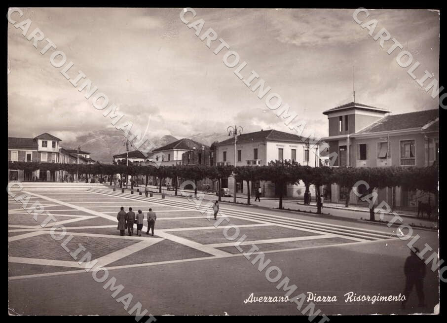 L'Aquila Avezzano Piazza Risorgimento Alterocca PIEGA FG Foto cartolina GM0175 – fronte